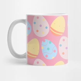 Colorful Pastel Easter Egg Pattern Mug